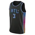 Men's Danielle Robinson ＃3 Rebel Edition Victory Black Atlanta Dream 2021 Jersey