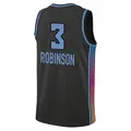 Men's Danielle Robinson ＃3 Rebel Edition Victory Black Atlanta Dream 2021 Jersey