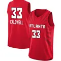 Men's Maya Caldwell ＃33 Explorer Edition Victory Red Atlanta Dream 2021 Jersey